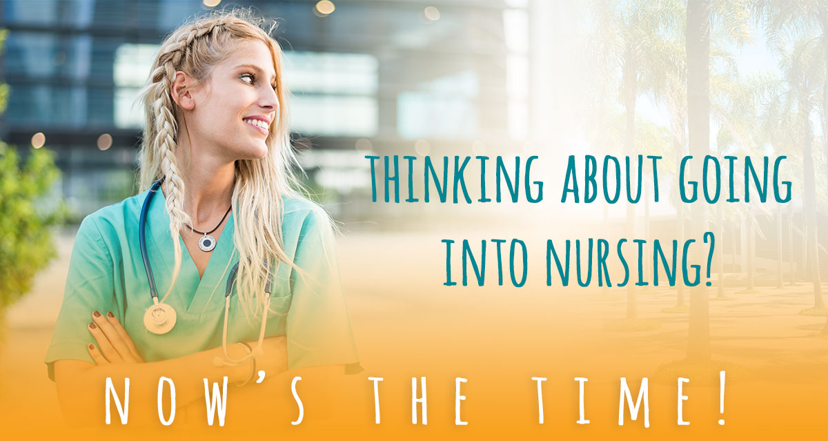 woman smiling about nursing