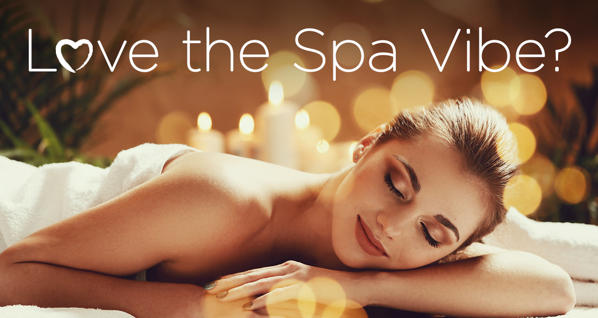Woman on Massage Table feeling the spa vibe