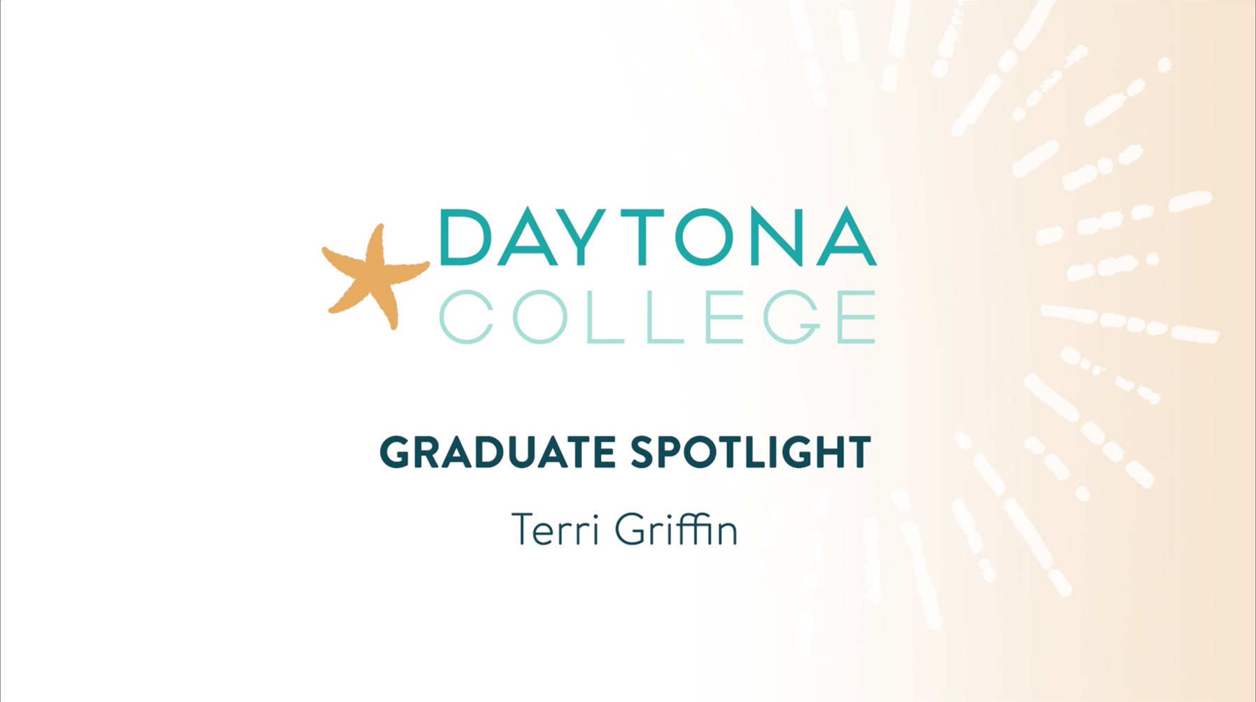 Terri Griffin Graduate Spotlight Title