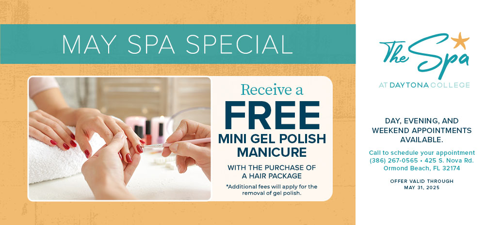 free mini gel polish manicure